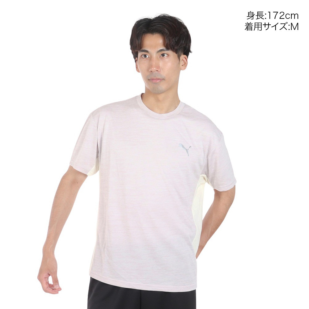プーマ（PUMA）（メンズ）半袖Tシャツ メンズ STYLE TECH COLOR  676860 78 LGRY