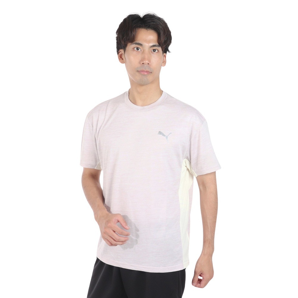 プーマ（PUMA）（メンズ）半袖Tシャツ メンズ STYLE TECH COLOR  676860 78 LGRY