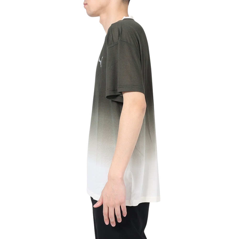 プーマ（PUMA）（メンズ）半袖Tシャツ メンズ STYLE TECH AOP  676861 70 KHK