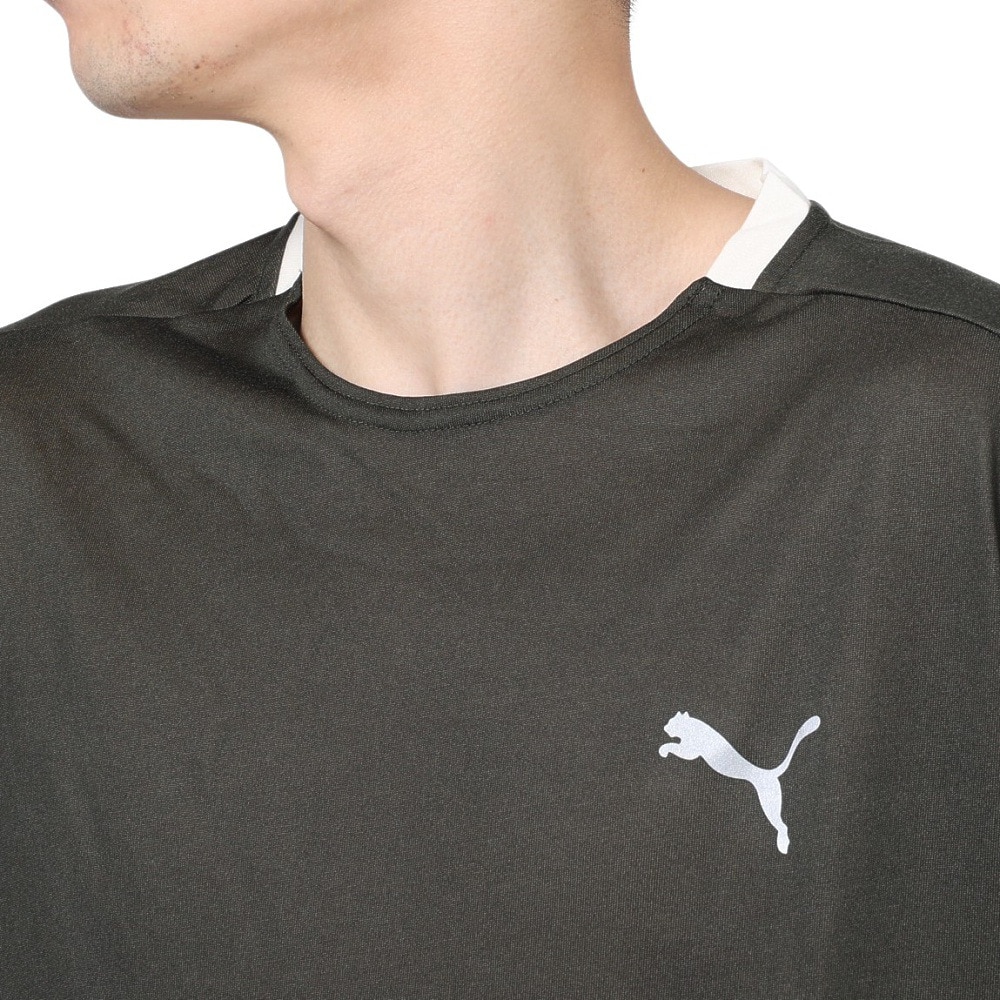 プーマ（PUMA）（メンズ）半袖Tシャツ メンズ STYLE TECH AOP  676861 70 KHK