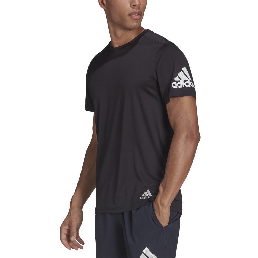 アディダス（adidas）（メンズ）Tシャツ 半袖 メンズ ランイット  TM190-HB7470