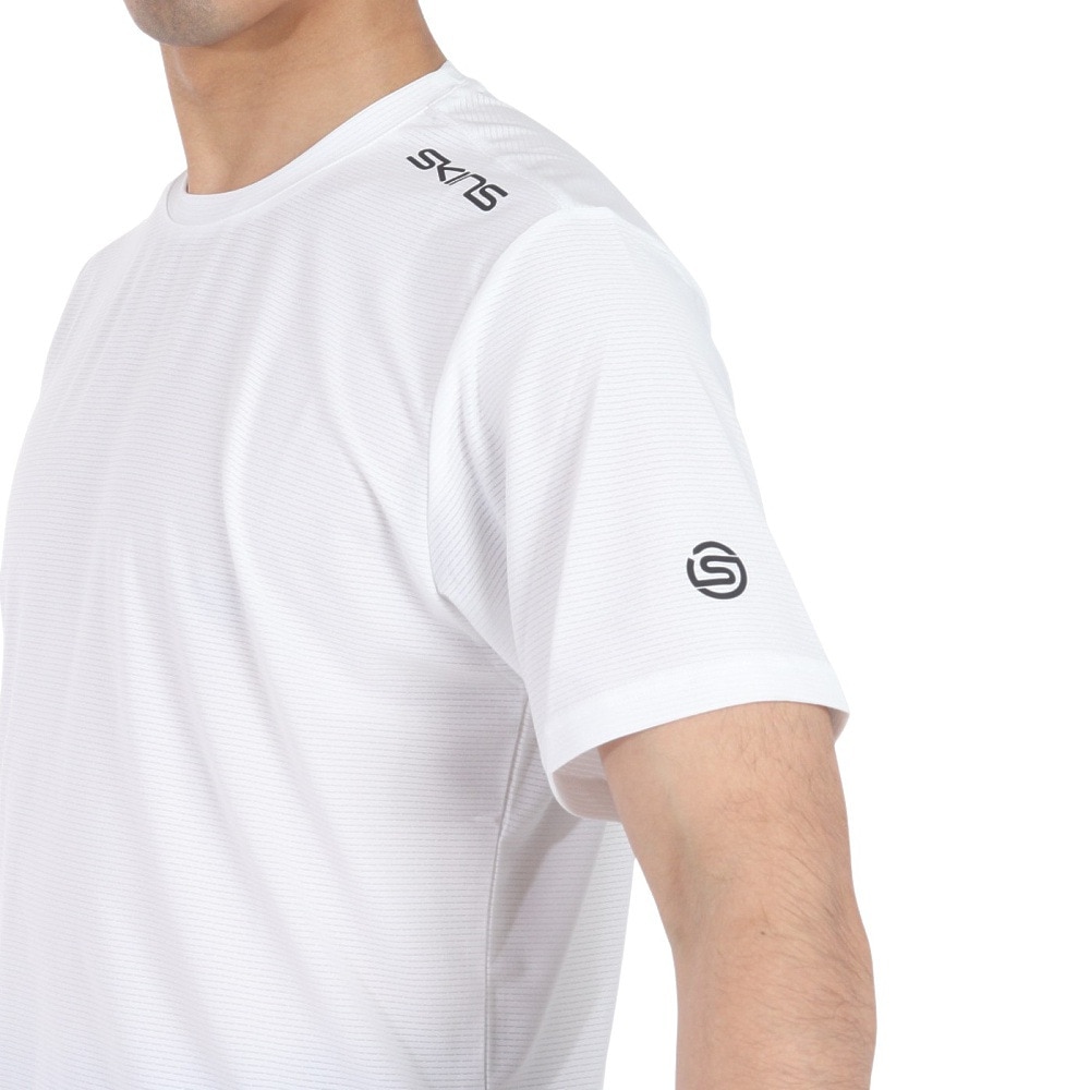 スキンズ（SKINS）（メンズ）アクティブウェア メッシュ Tシャツ 184-21342-004