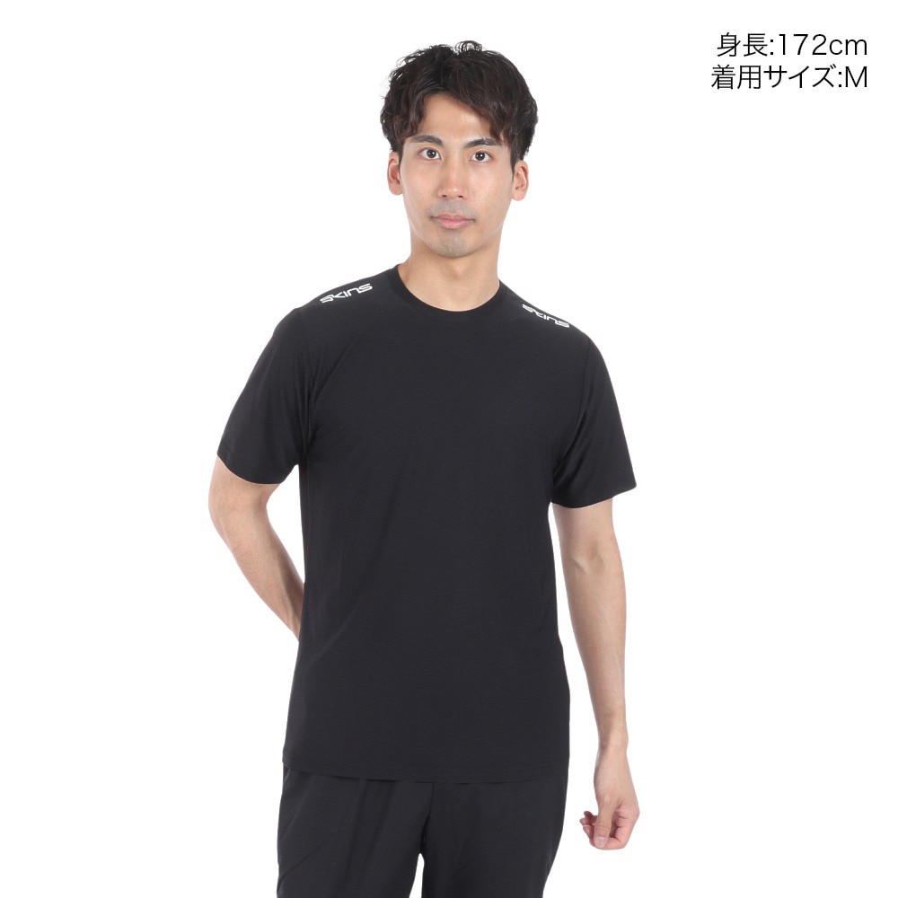 スキンズ（SKINS）（メンズ）アクティブウェア メッシュ Tシャツ 184-21342-019