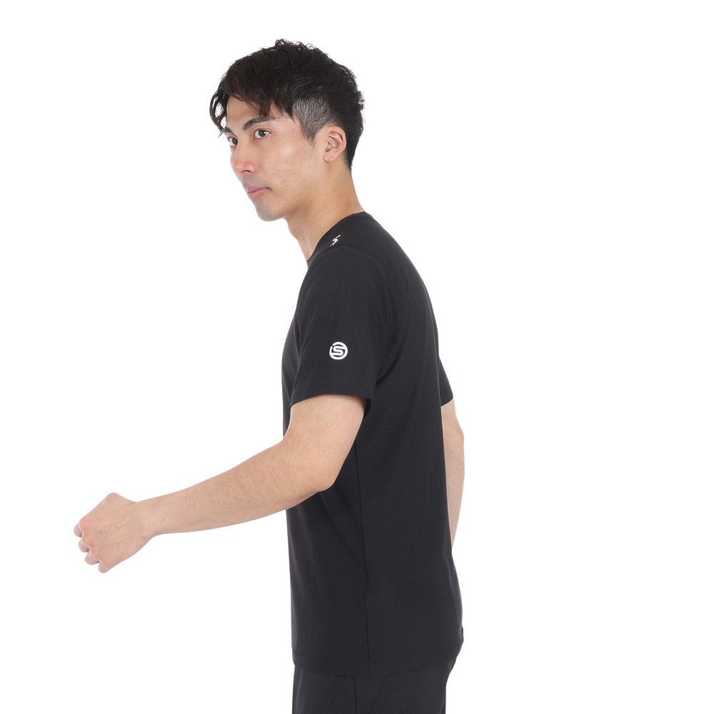 スキンズ（SKINS）（メンズ）アクティブウェア メッシュ Tシャツ 184-21342-019