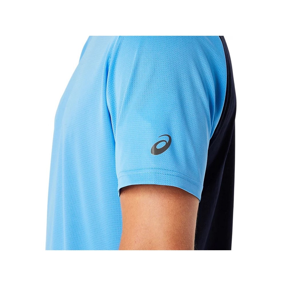 アシックス（ASICS）（メンズ、レディース）ACTIBREEZE パネルジャカード 半袖Tシャツ 2031E507.407