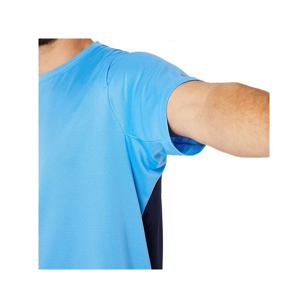 アシックス（ASICS）（メンズ、レディース）ACTIBREEZE パネルジャカード 半袖Tシャツ 2031E507.407