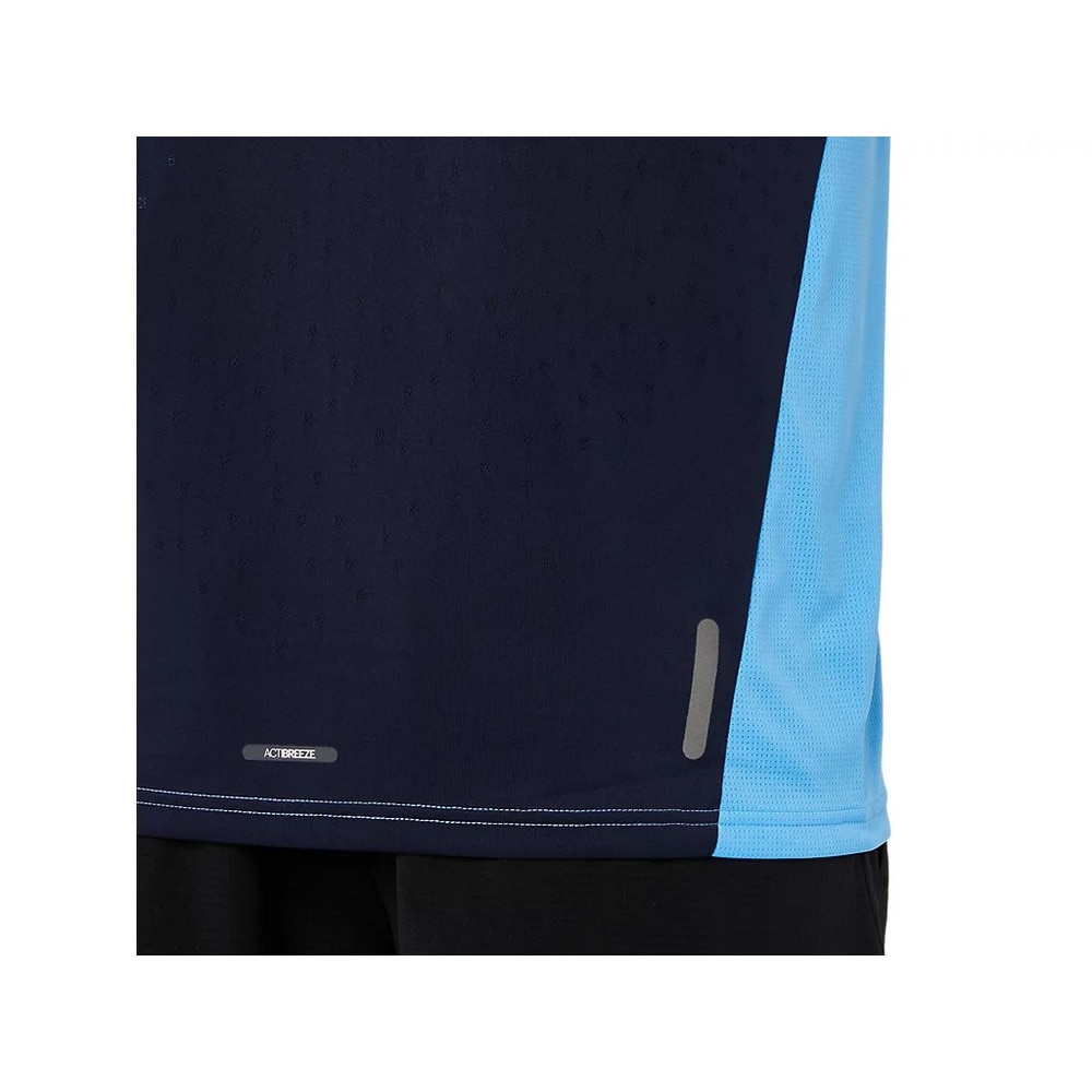 アシックス（ASICS）（メンズ、レディース）ACTIBREEZE パネルジャカード 半袖Tシャツ 2031E507.407