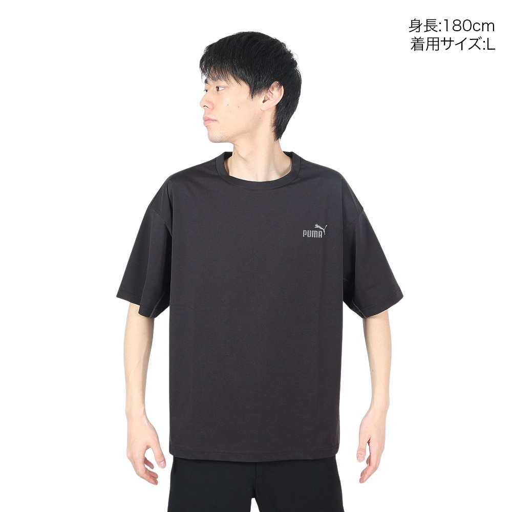 プーマ（PUMA）（メンズ）CORE HERITAGE 半袖Tシャツ 680667 01 BLK