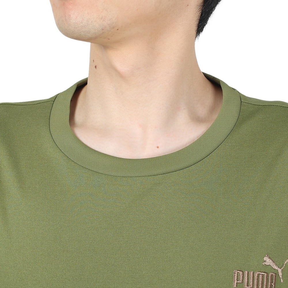 プーマ（PUMA）（メンズ）CORE HERITAGE 半袖Tシャツ 680667 33 OLV