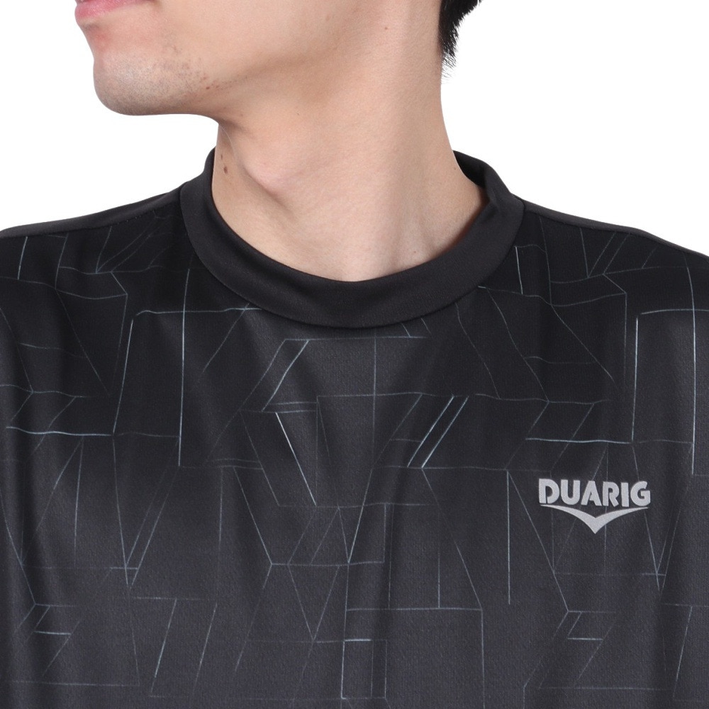 デュアリグ（DUARIG）（メンズ）ドライプラス PBT メッシュ半袖Tシャツ 5S0011-TRCT-863HD BLK