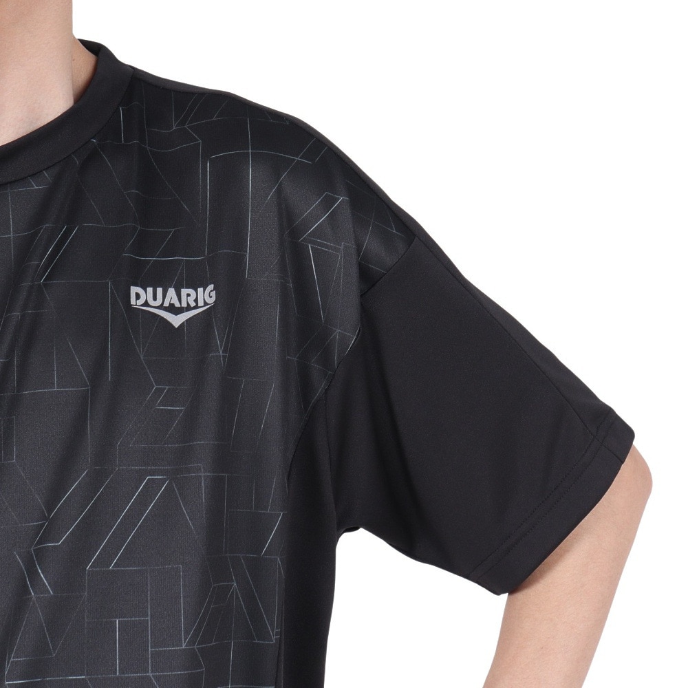 デュアリグ（DUARIG）（メンズ）ドライプラス PBT メッシュ半袖Tシャツ 5S0011-TRCT-863HD BLK