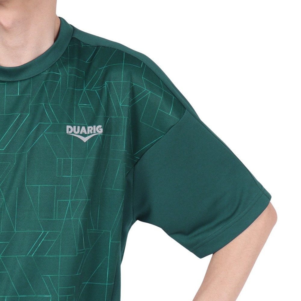 デュアリグ（DUARIG）（メンズ）ドライプラス PBT メッシュ半袖Tシャツ 5S0011-TRCT-863HD DGRN