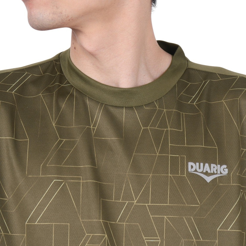 デュアリグ（DUARIG）（メンズ）ドライプラス PBT メッシュ半袖Tシャツ 5S0011-TRCT-863HD KHK