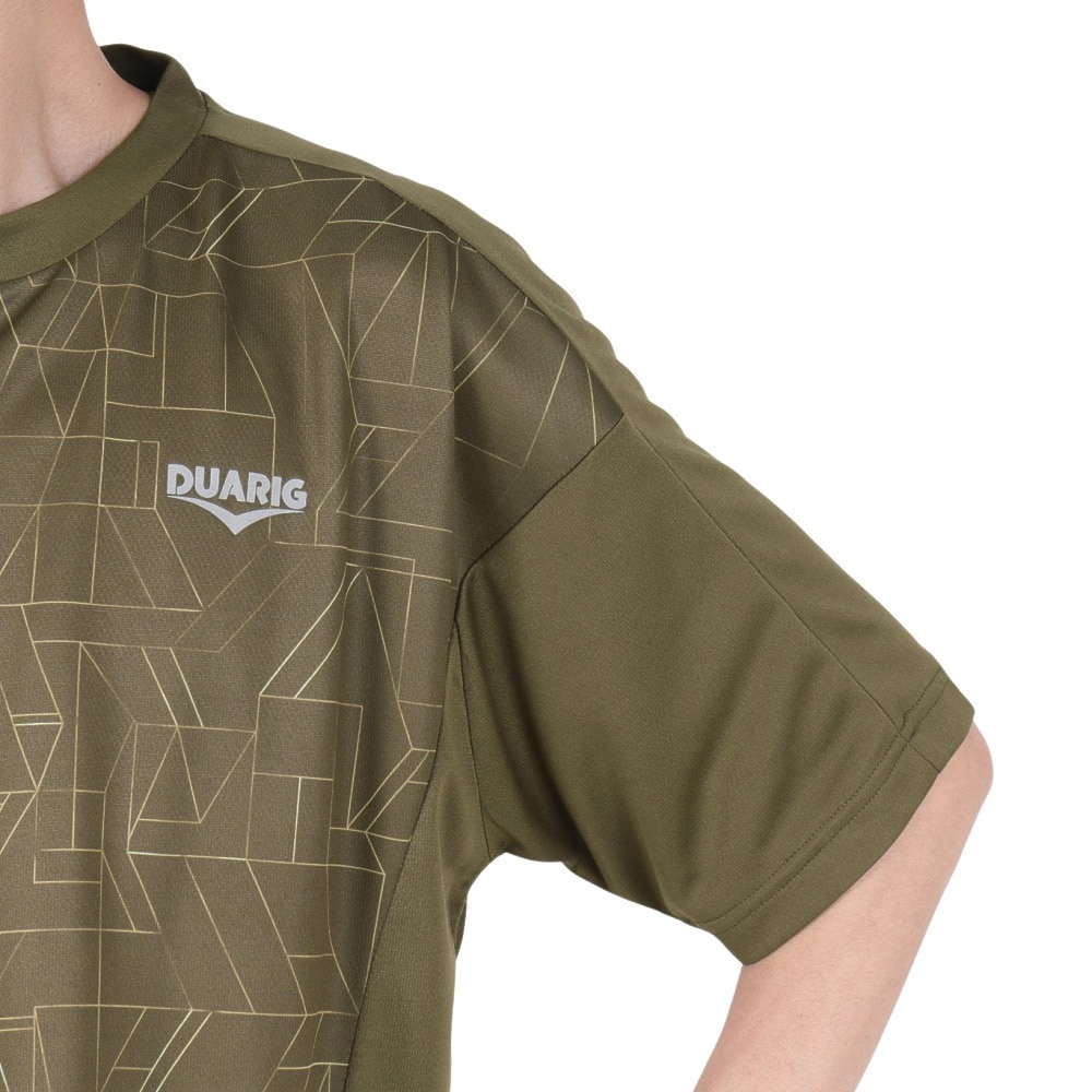 デュアリグ（DUARIG）（メンズ）ドライプラス PBT メッシュ半袖Tシャツ 5S0011-TRCT-863HD KHK