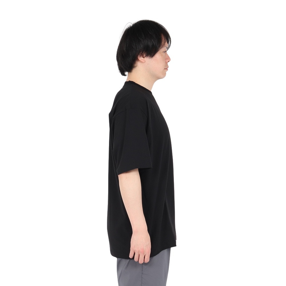デュアリグ（DUARIG）（メンズ）ドライプラス 15UV ニット AIR Tシャツ 5S0020-TRCT-863SD BLK