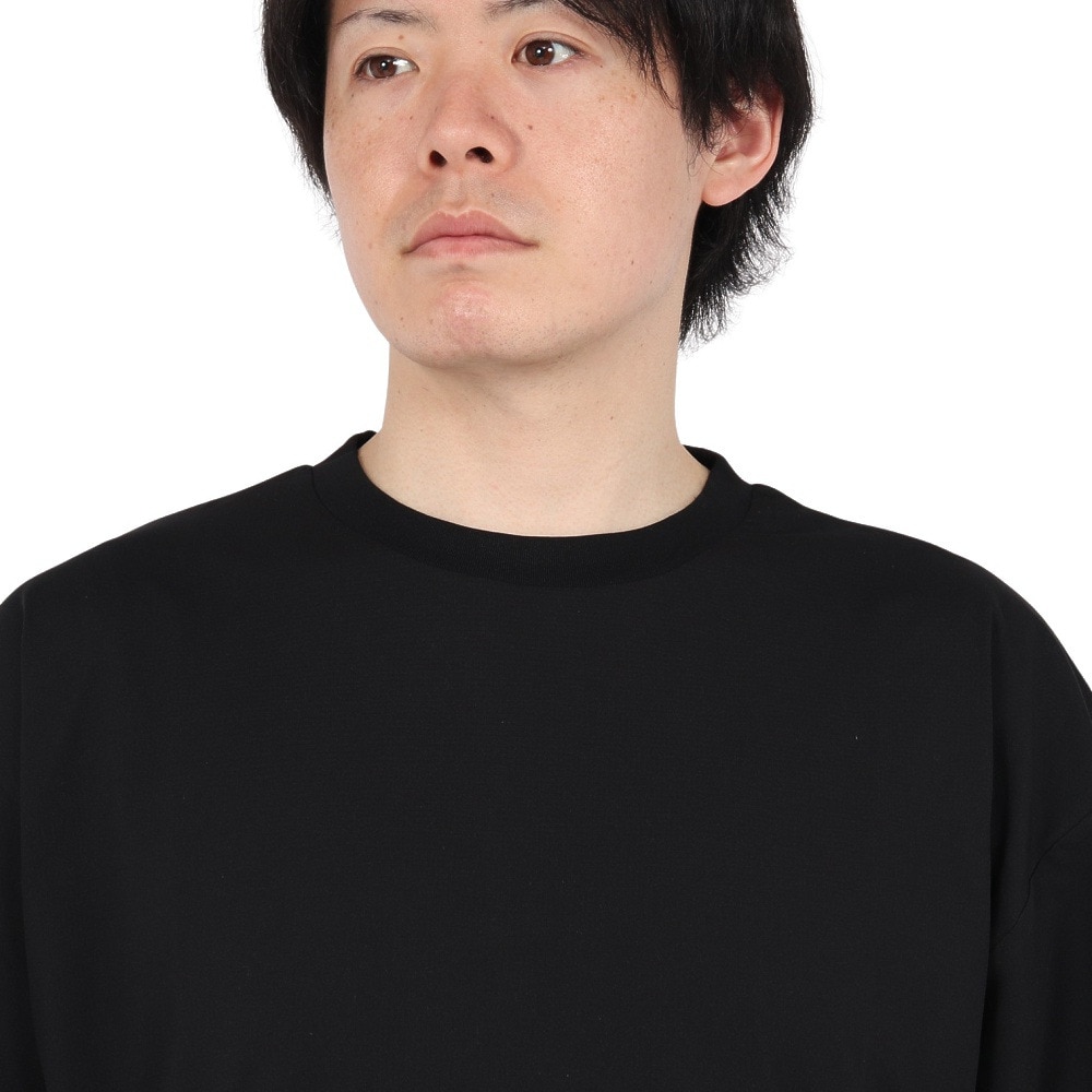 デュアリグ（DUARIG）（メンズ）ドライプラス 15UV ニット AIR Tシャツ 5S0020-TRCT-863SD BLK