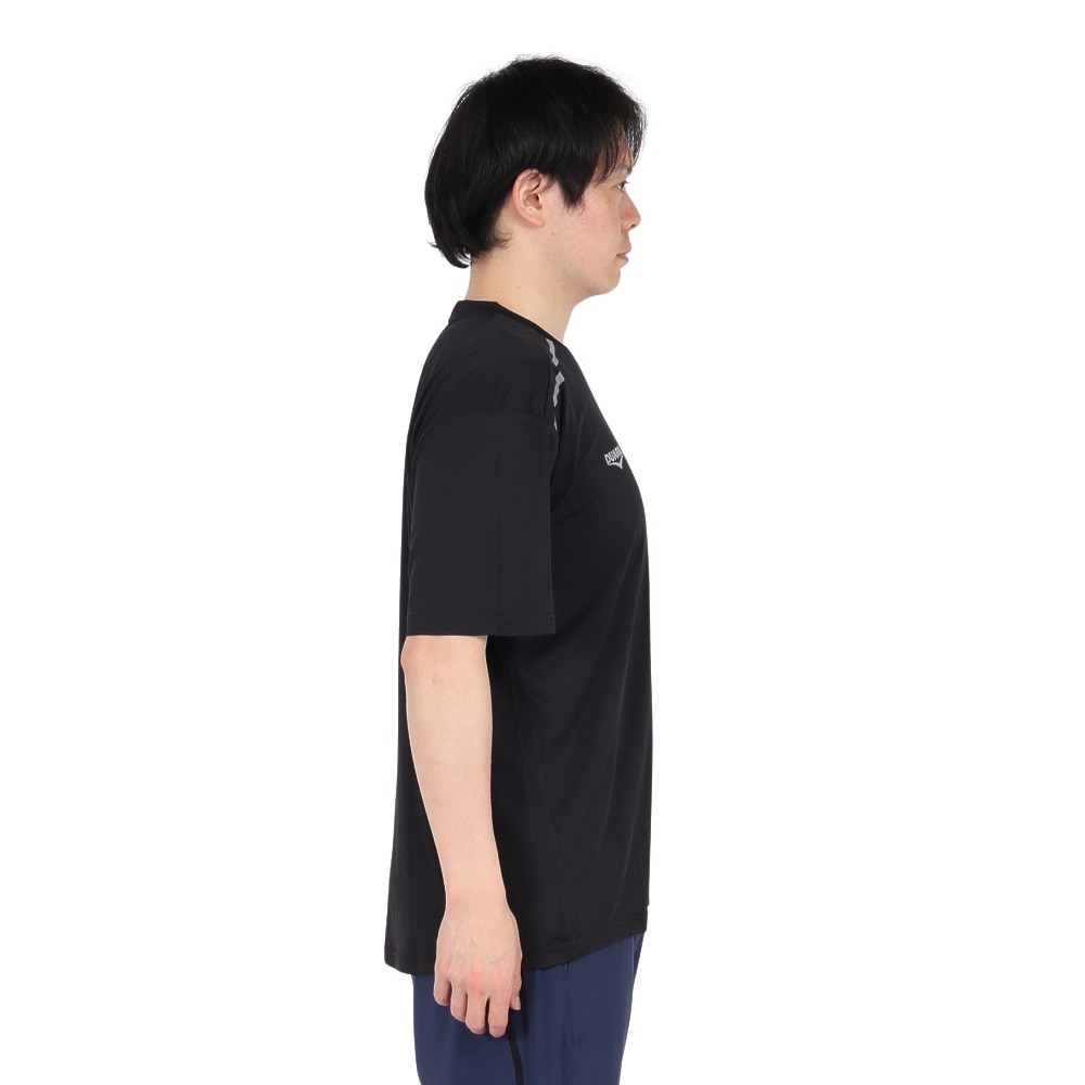 デュアリグ（DUARIG）（メンズ）ドライプラス A15UV メッシュ半袖Tシャツ 5S0023-TRCT-863GC BLK