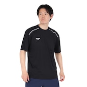 (メンズ)ドライプラス A15UV メッシュ半袖Tシャツ 5S0023-TRCT-863GC BLK