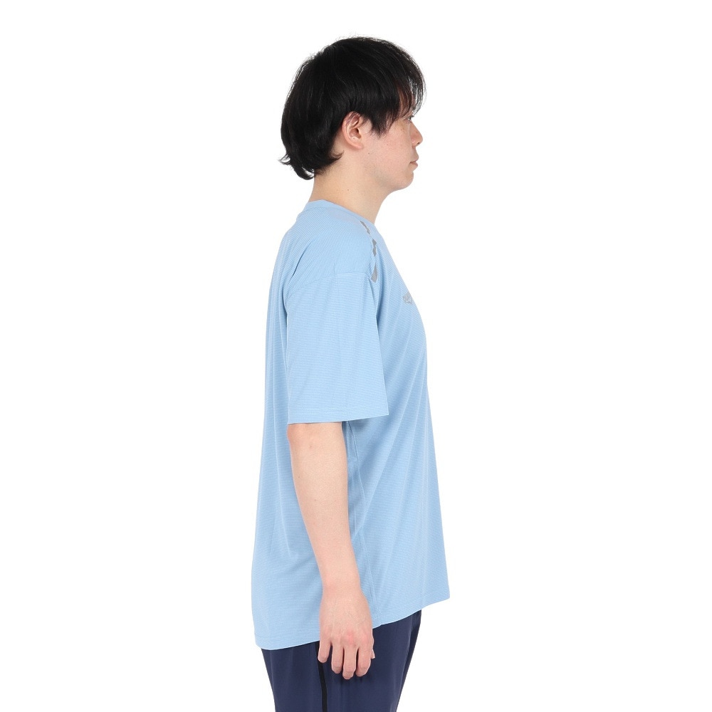 デュアリグ（DUARIG）（メンズ）ドライプラス A15UV メッシュ半袖Tシャツ 5S0023-TRCT-863GC BLU