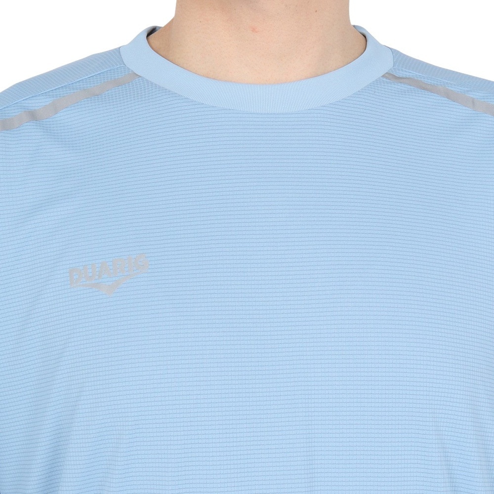デュアリグ（DUARIG）（メンズ）ドライプラス A15UV メッシュ半袖Tシャツ 5S0023-TRCT-863GC BLU