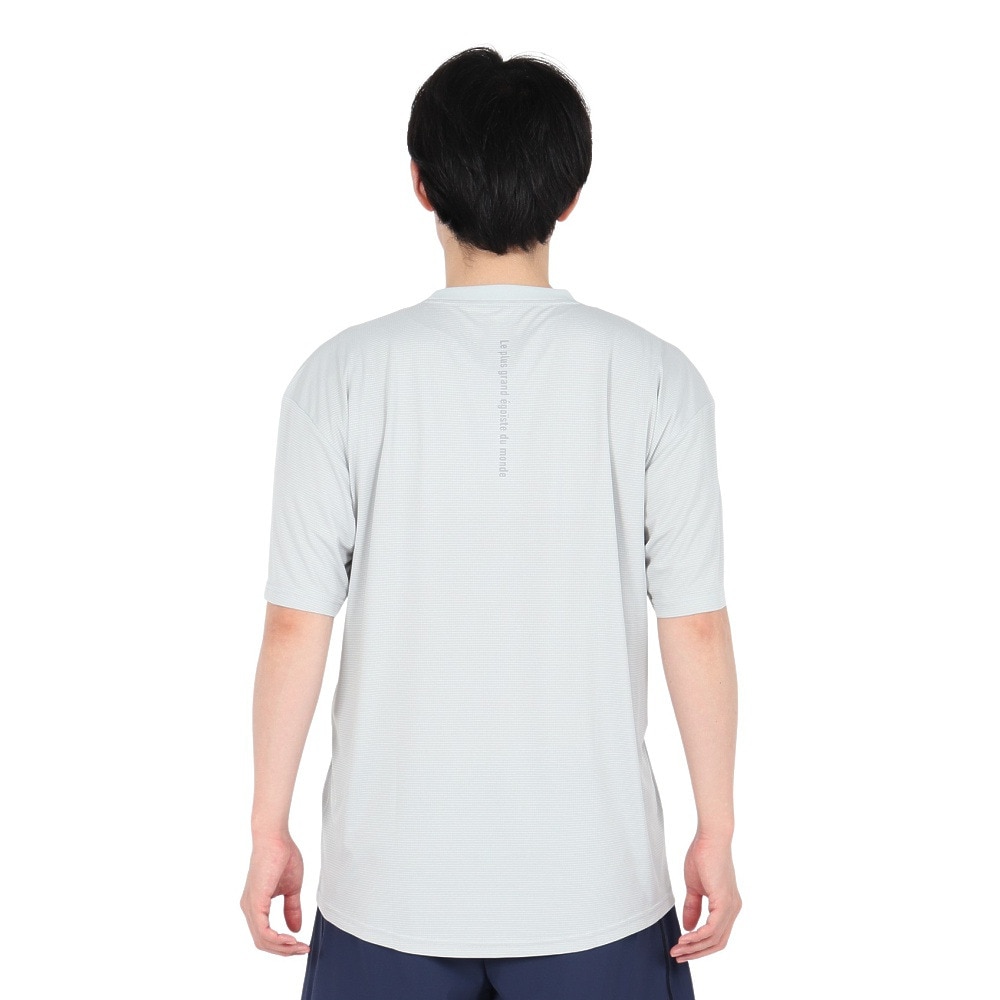 デュアリグ（DUARIG）（メンズ）ドライプラス A15UV メッシュ半袖Tシャツ 5S0023-TRCT-863GC GRY