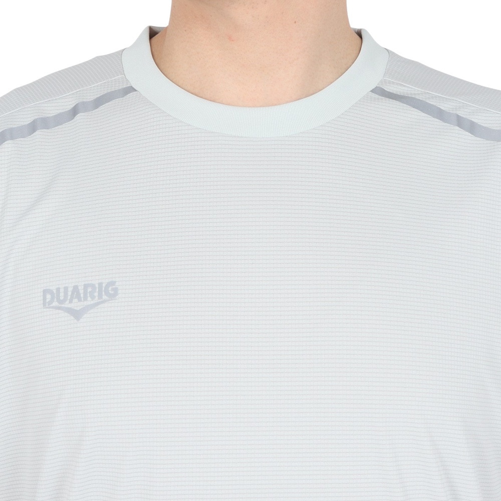 デュアリグ（DUARIG）（メンズ）ドライプラス A15UV メッシュ半袖Tシャツ 5S0023-TRCT-863GC GRY