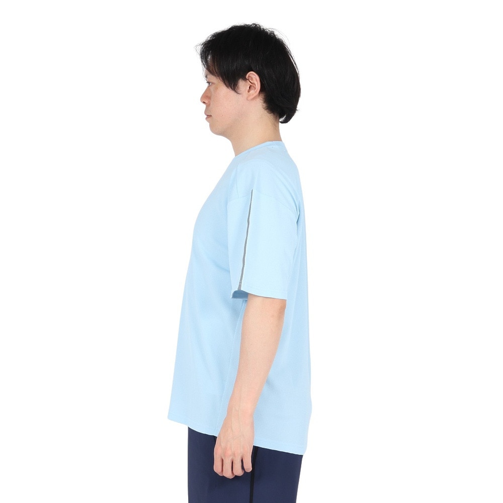 デュアリグ（DUARIG）（メンズ）ドライプラス 15UV DIAMOND 半袖Tシャツ 5S0024-TRCT-863GC SAX