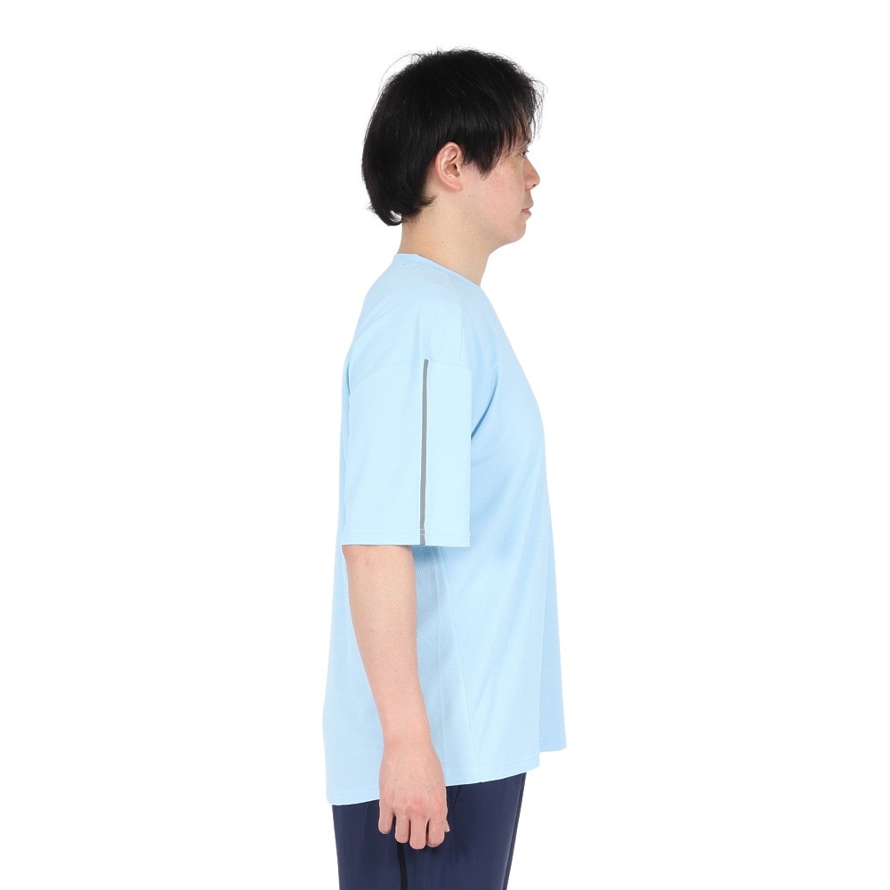 デュアリグ（DUARIG）（メンズ）ドライプラス 15UV DIAMOND 半袖Tシャツ 5S0024-TRCT-863GC SAX