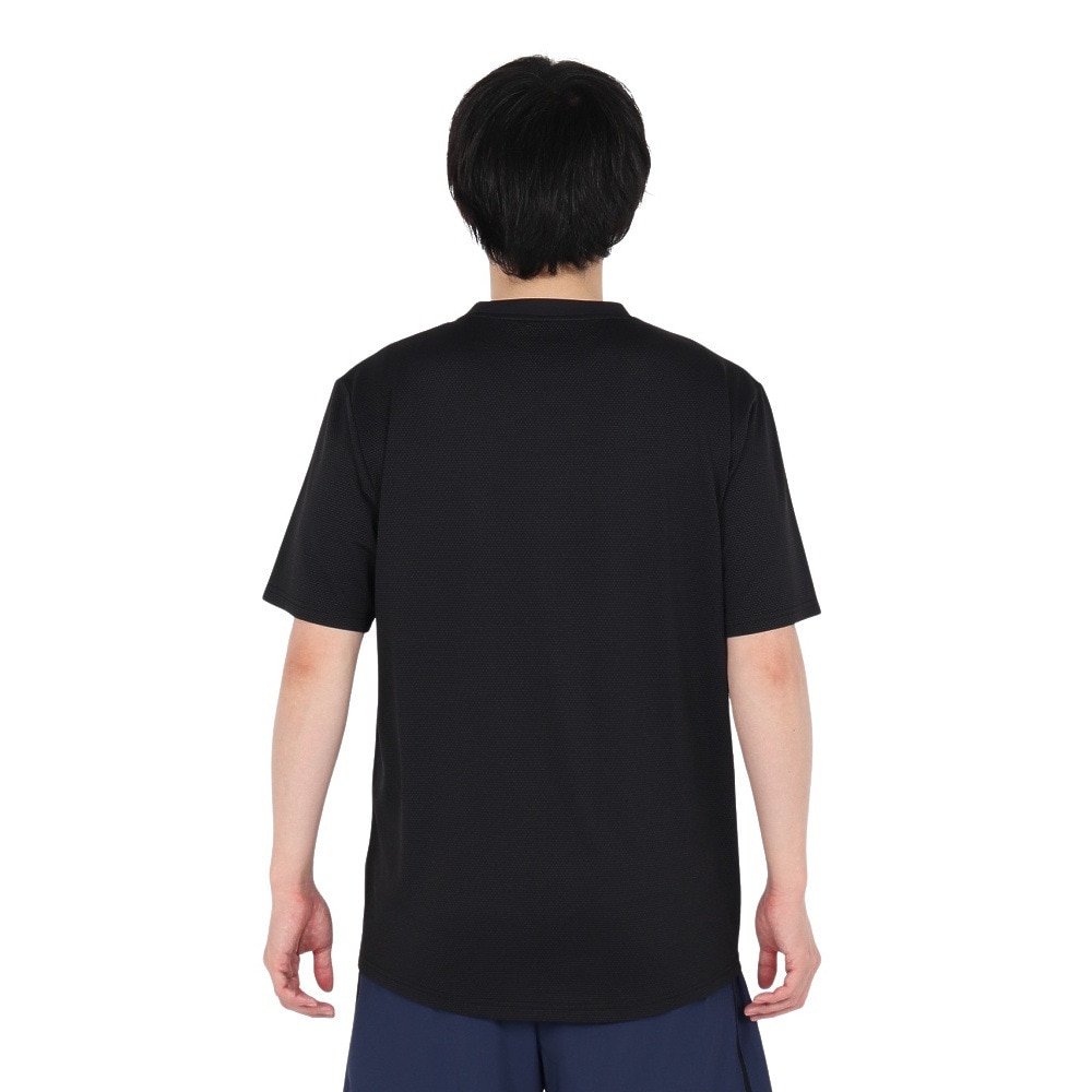 デュアリグ（DUARIG）（メンズ）ドライプラスクール シャインブロック UV HEXAGON 半袖Tシャツ 5S0025-TRCT-863GC BLK