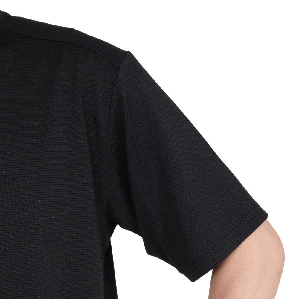 デュアリグ（DUARIG）（メンズ）ドライプラスクール シャインブロック UV HEXAGON 半袖Tシャツ 5S0025-TRCT-863GC BLK