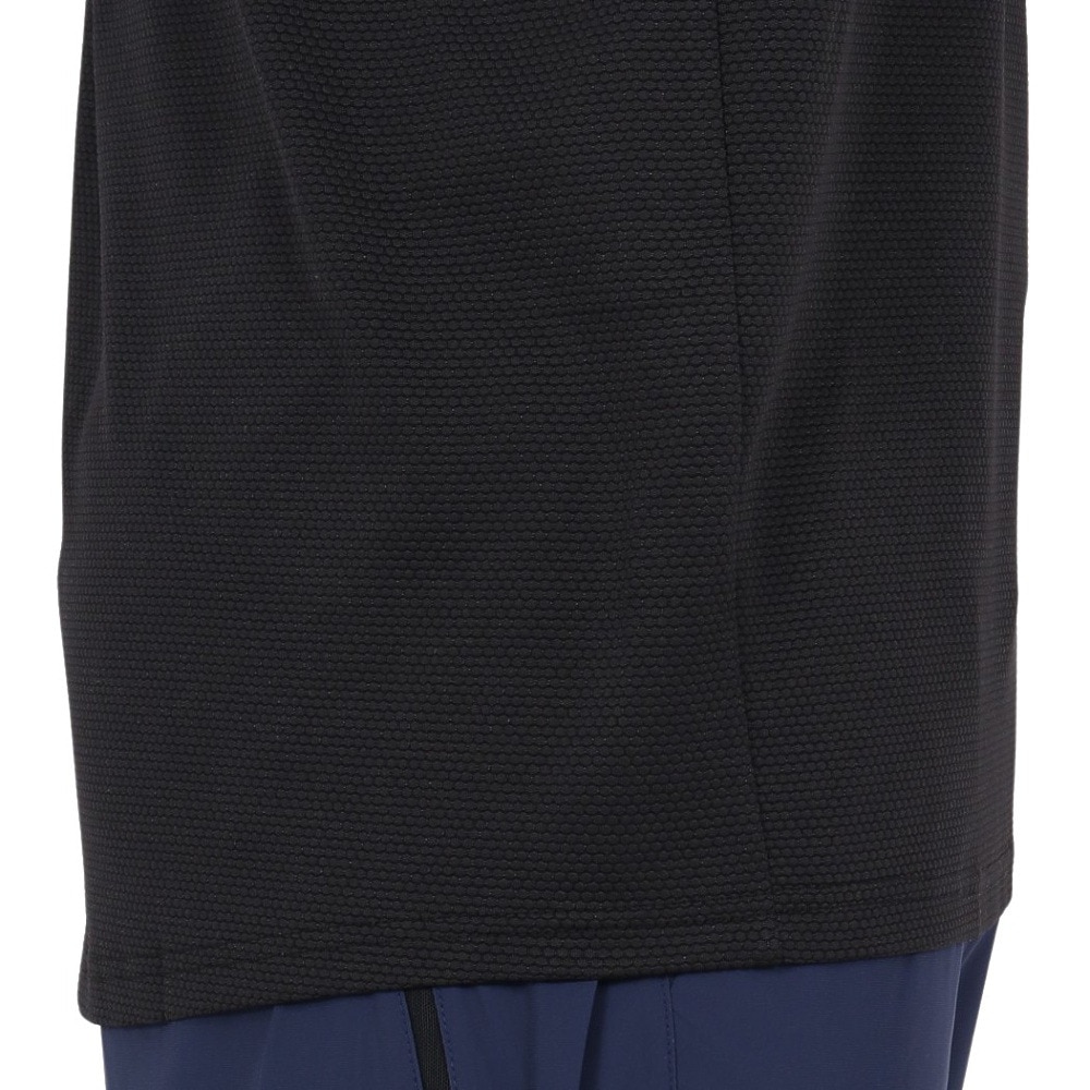 デュアリグ（DUARIG）（メンズ）ドライプラスクール シャインブロック UV HEXAGON 半袖Tシャツ 5S0025-TRCT-863GC BLK
