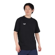 (メンズ)ドライプラスクール シャインブロック UV HEXAGON 半袖Tシャツ 5S0025-TRCT-863GC BLK