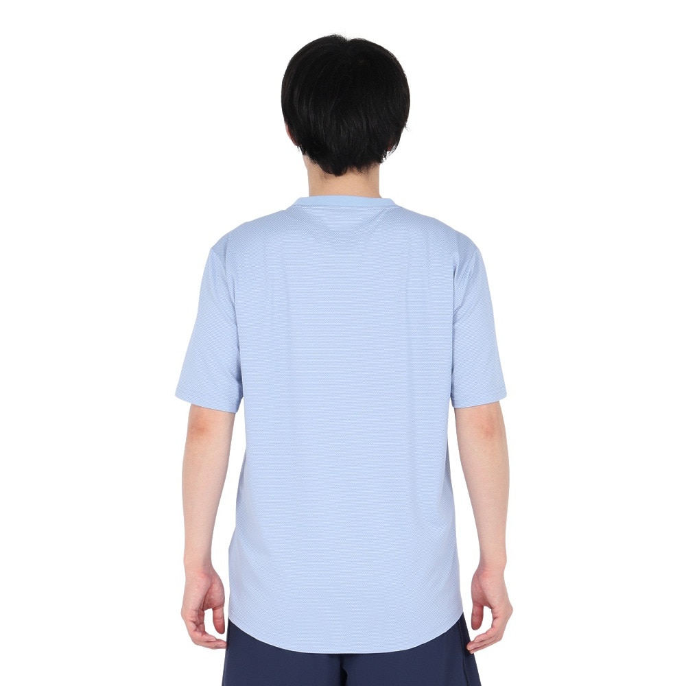 デュアリグ（DUARIG）（メンズ）ドライプラスクール シャインブロック UV HEXAGON 半袖Tシャツ 5S0025-TRCT-863GC BLU