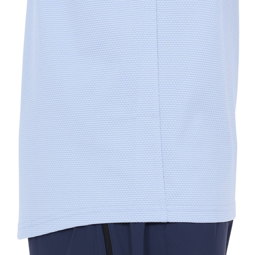 デュアリグ（DUARIG）（メンズ）ドライプラスクール シャインブロック UV HEXAGON 半袖Tシャツ 5S0025-TRCT-863GC BLU