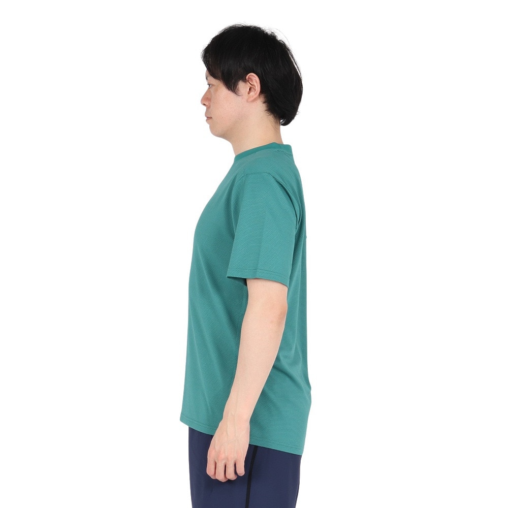 デュアリグ（DUARIG）（メンズ）ドライプラスクール シャインブロック UV HEXAGON 半袖Tシャツ 5S0025-TRCT-863GC GRN