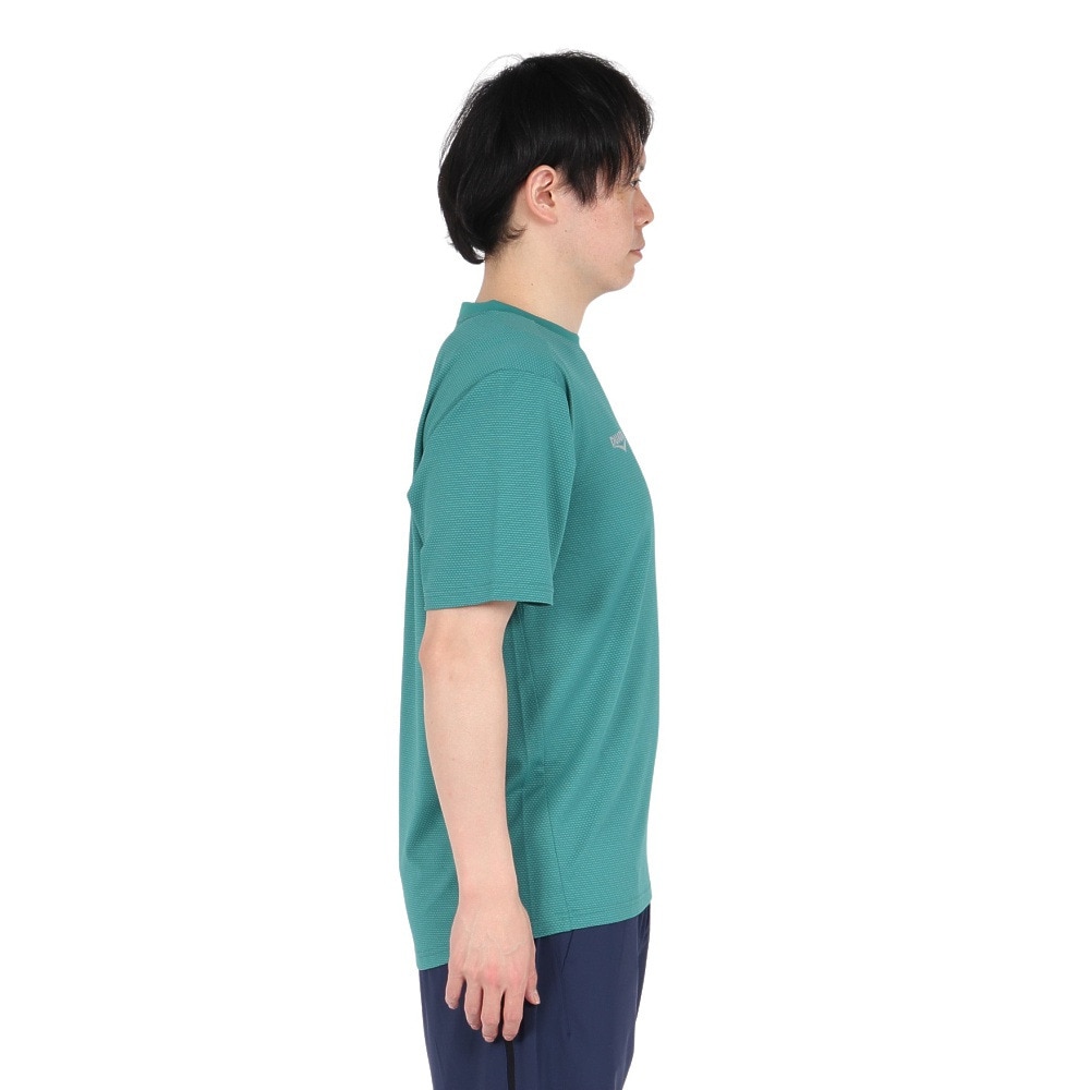 デュアリグ（DUARIG）（メンズ）ドライプラスクール シャインブロック UV HEXAGON 半袖Tシャツ 5S0025-TRCT-863GC GRN