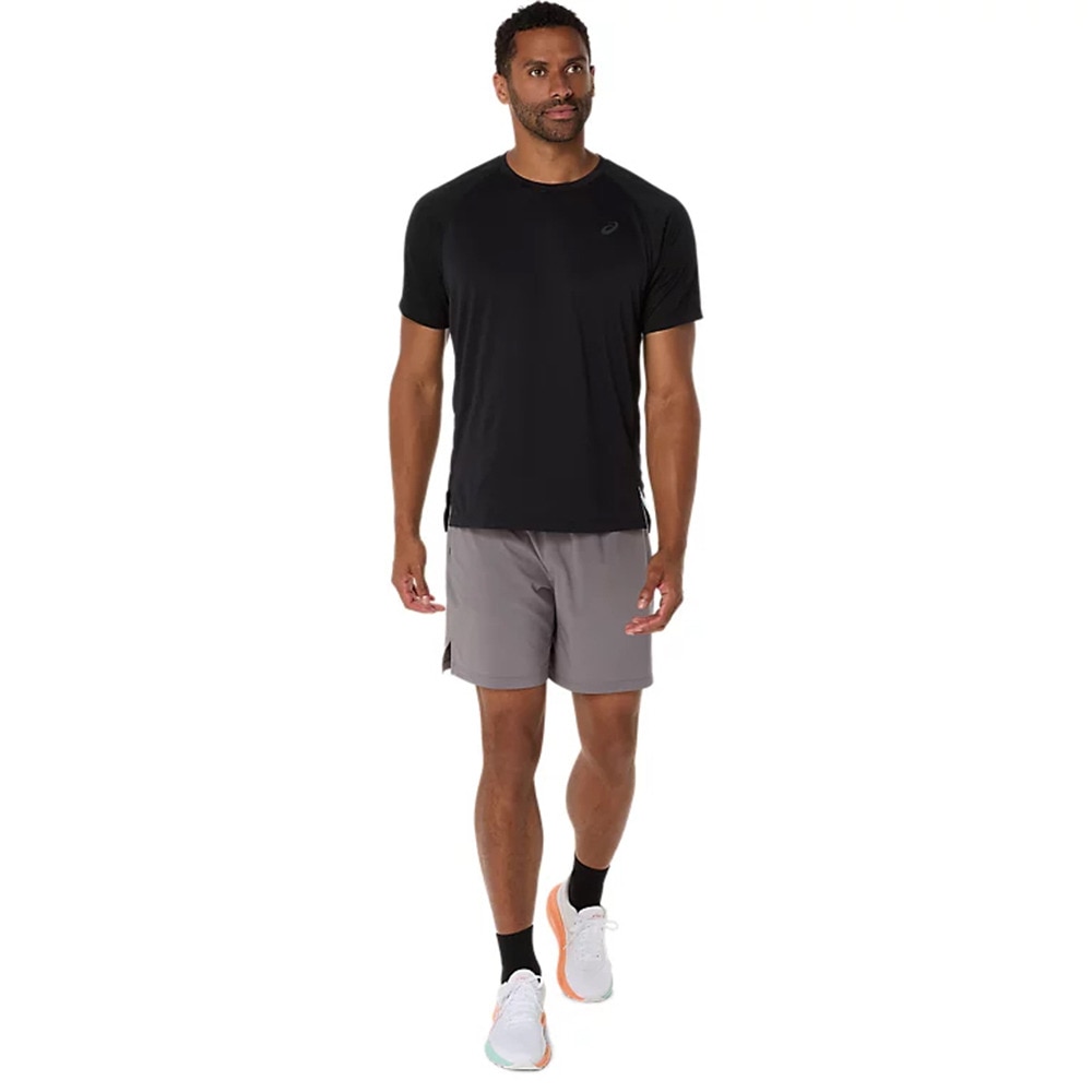 アシックス（ASICS）（メンズ）ACTIBREEZE ジャカード半袖シャツ 2031E888.001