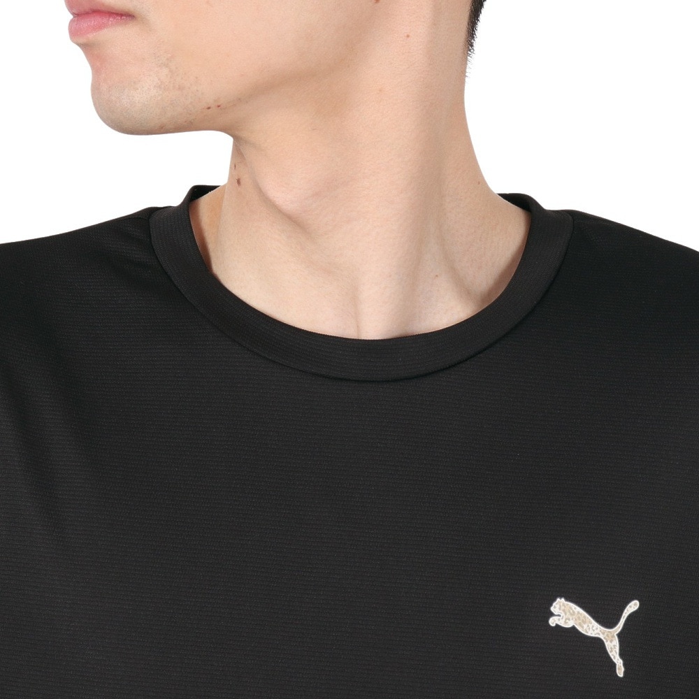 プーマ（PUMA）（メンズ）ドライプラス AOP ロゴ Tシャツ 527820 01 BLK