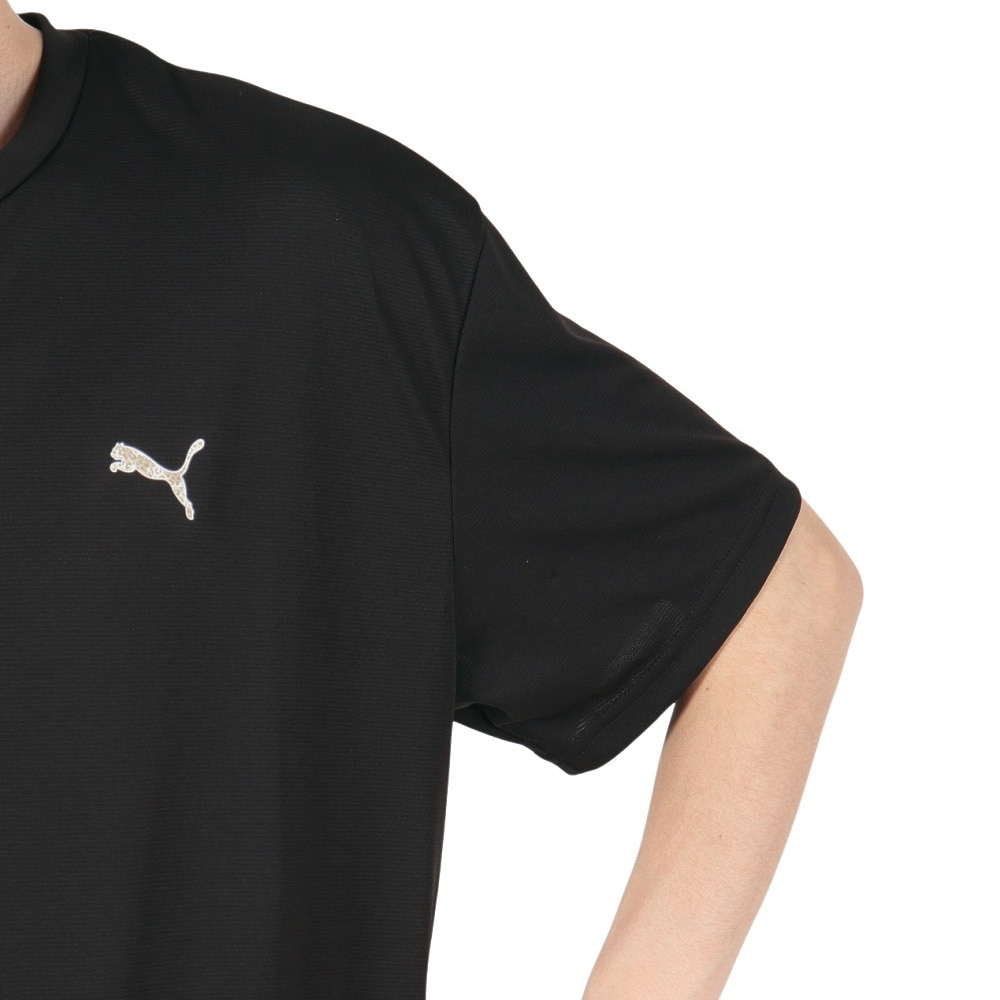 プーマ（PUMA）（メンズ）ドライプラス AOP ロゴ Tシャツ 527820 01 BLK
