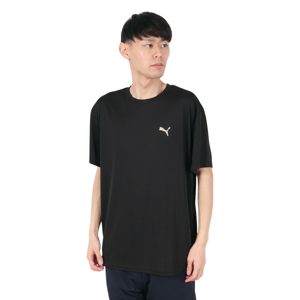 プーマ（PUMA）（メンズ）ドライプラス AOP ロゴ Tシャツ 527820 01 BLK