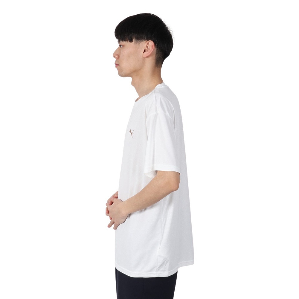 プーマ（PUMA）（メンズ）ドライプラス AOP ロゴ Tシャツ 527820 02 WHT