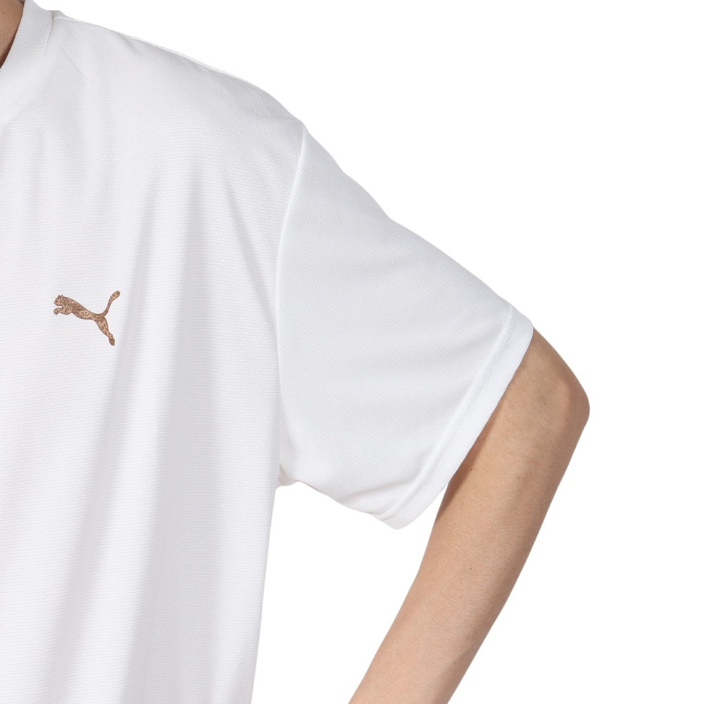 プーマ（PUMA）（メンズ）ドライプラス AOP ロゴ Tシャツ 527820 02 WHT