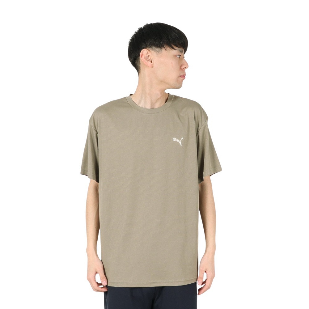 プーマ（PUMA）（メンズ）ドライプラス AOP ロゴ Tシャツ 527820 83 KHK