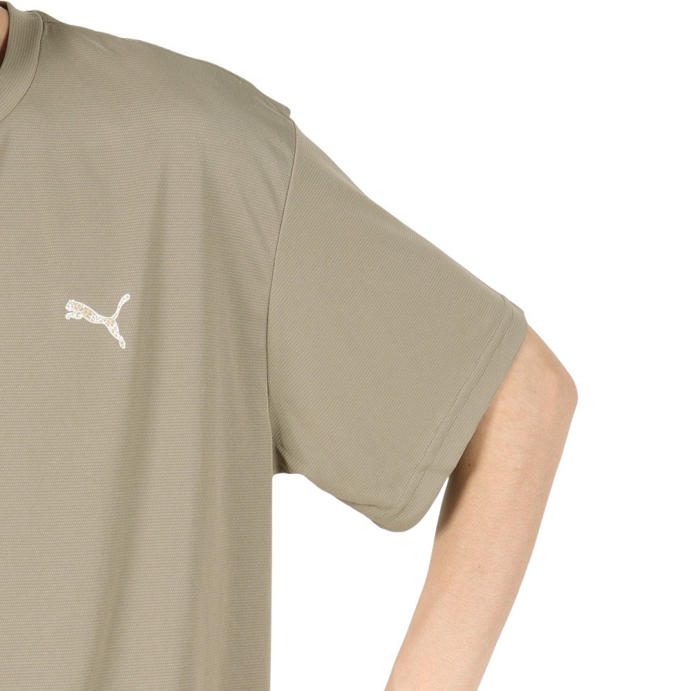 プーマ（PUMA）（メンズ）ドライプラス AOP ロゴ Tシャツ 527820 83 KHK
