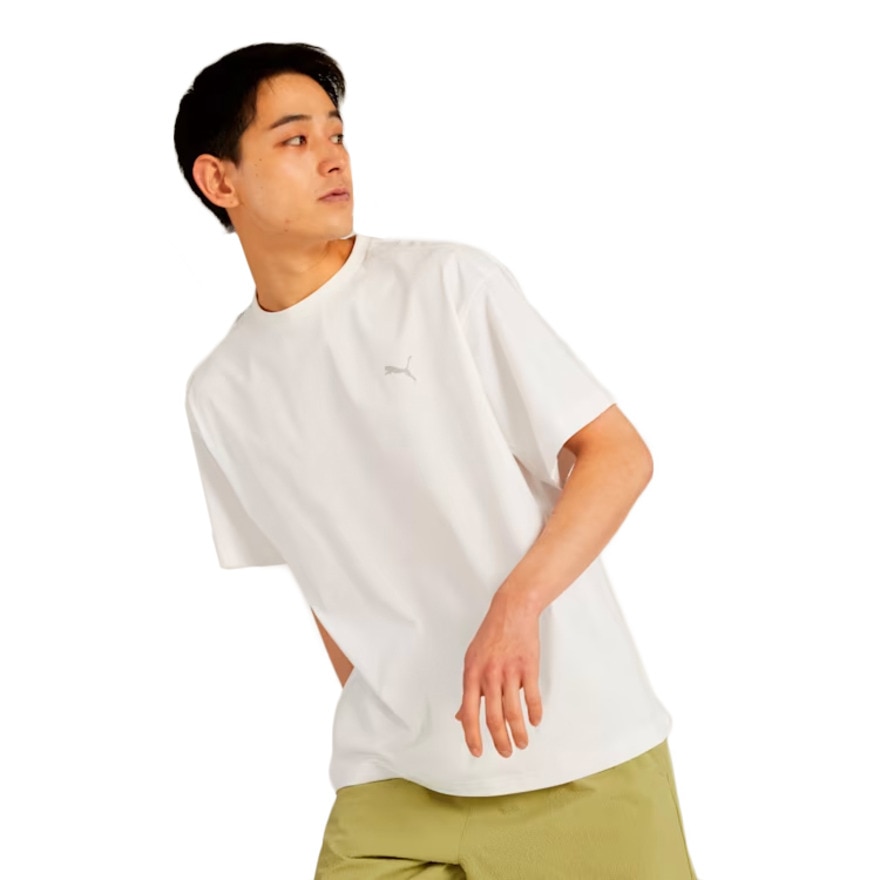 プーマ（PUMA）（メンズ）サマー 半袖 Tシャツ 686874 02 WHT