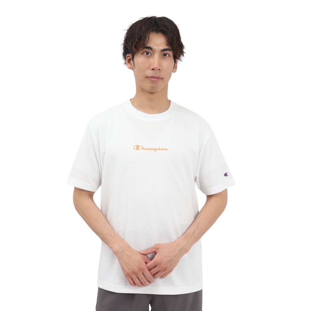 チャンピオン（CHAMPION）（メンズ）半袖Tシャツ C3-BS320 010