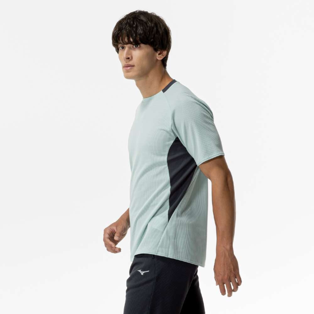 ミズノ（MIZUNO）（メンズ）ドライエアロ フロー 半袖Tシャツ 32MAC02123