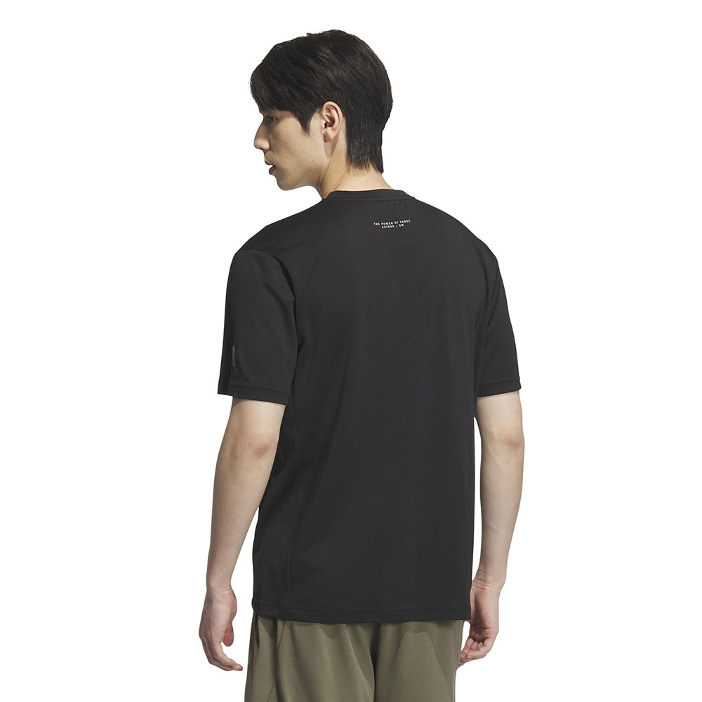 アディダス（adidas）（メンズ）ADPTN レギュラーフィット ダブルニット 半袖Tシャツ KQD47-JM2000