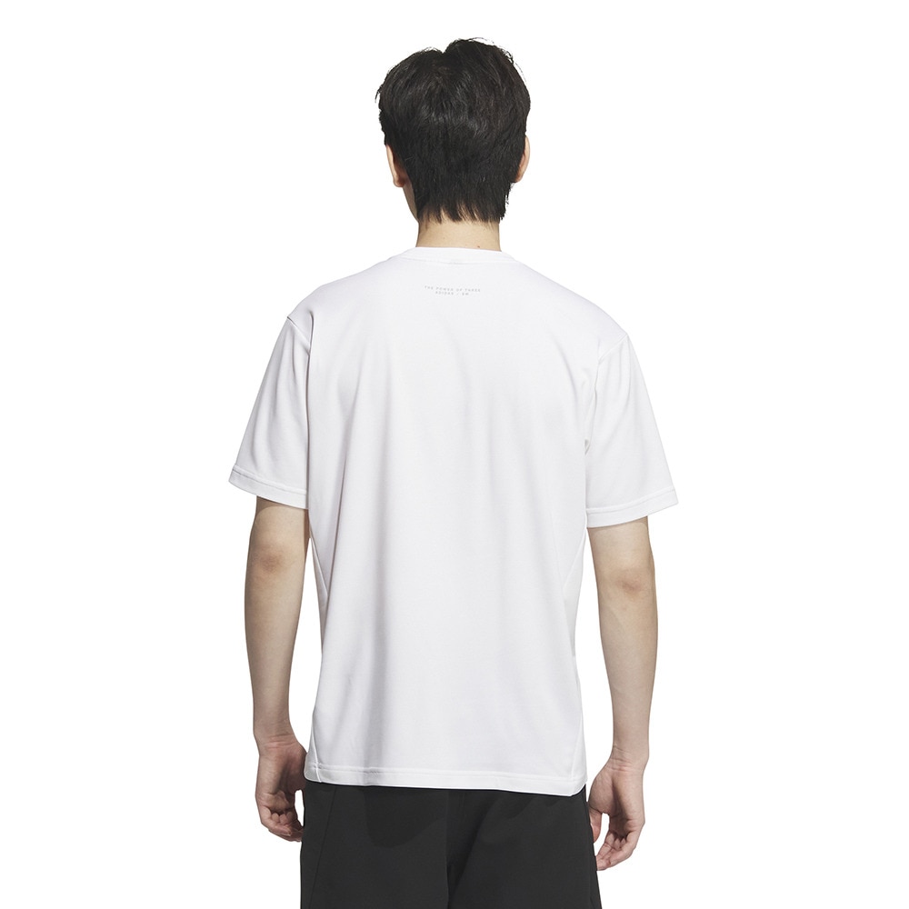 アディダス（adidas）（メンズ）ADPTN レギュラーフィット ダブルニット 半袖Tシャツ KQD47-JM2001