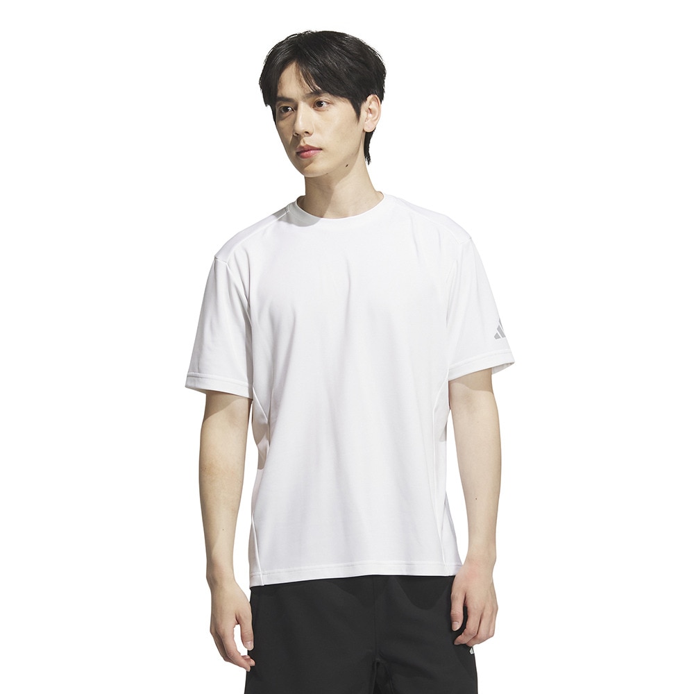 アディダス（adidas）（メンズ）ADPTN レギュラーフィット ダブルニット 半袖Tシャツ KQD47-JM2001